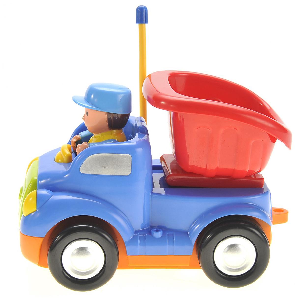 Kalart Cartoon RC Construction Car For Kids (Blue)