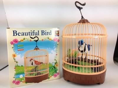 Kalart Singing & Chirping Bird In Cage - Realistic Sounds & Movements (Blue)