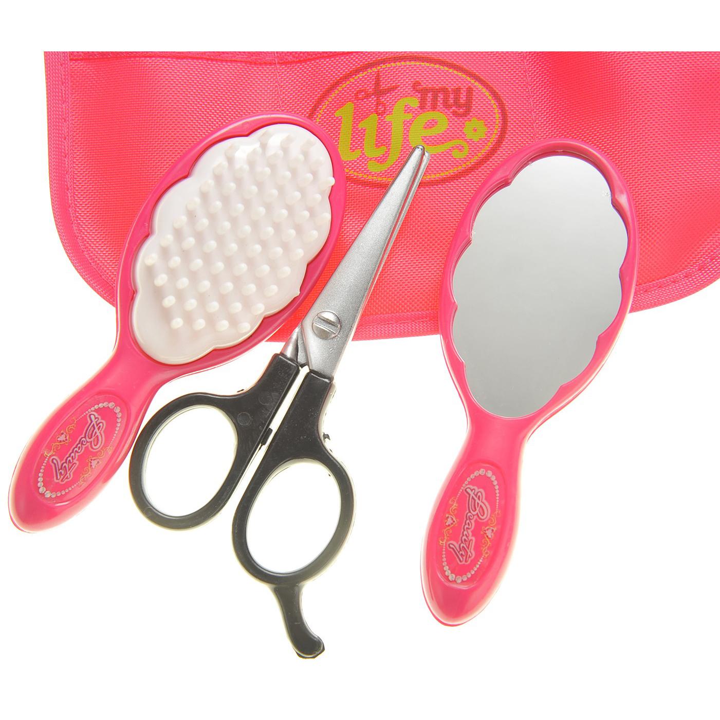 Kalart Beauty Salon Fashion Set With Hair Dryer, Curling Iron, Mirror, Scissors, Hair Brush, And More