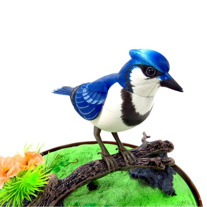 Kalart Singing & Chirping Bird In Cage - Realistic Sounds & Movements (Blue)