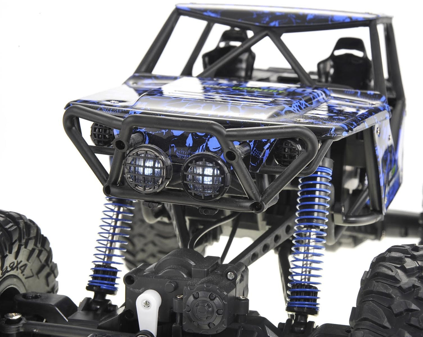 1:10 RC 2.4G 4WD Rally Rock Crawler Car (Blue)