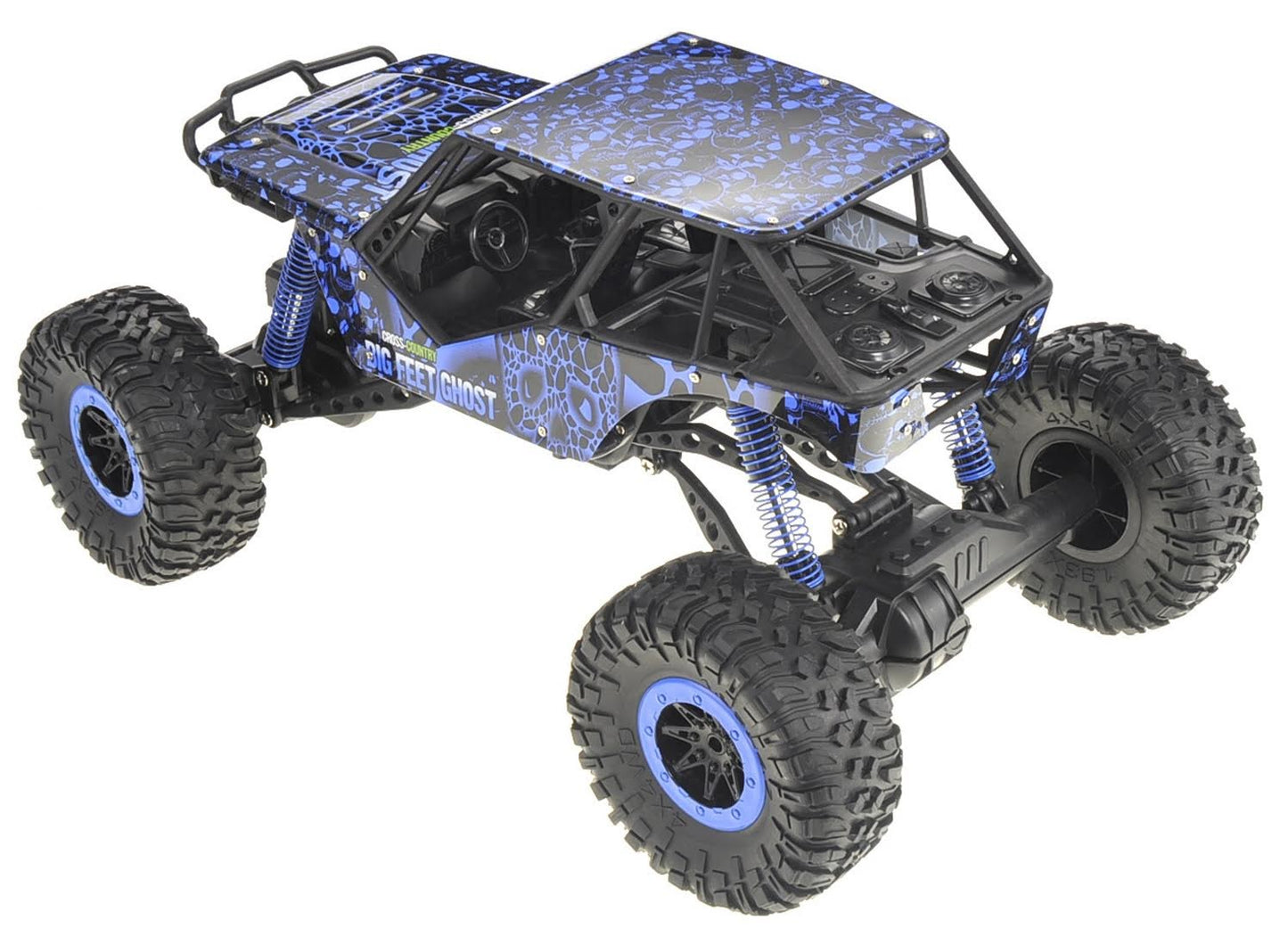 1:10 RC 2.4G 4WD Rally Rock Crawler Car (Blue)