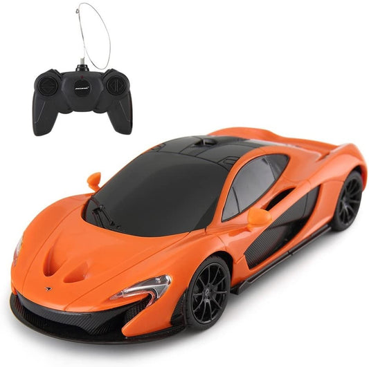 1:24 Scale McLaren P1 Remote Control Toy Car, R/C Model Vehicle For Kids (Orange)