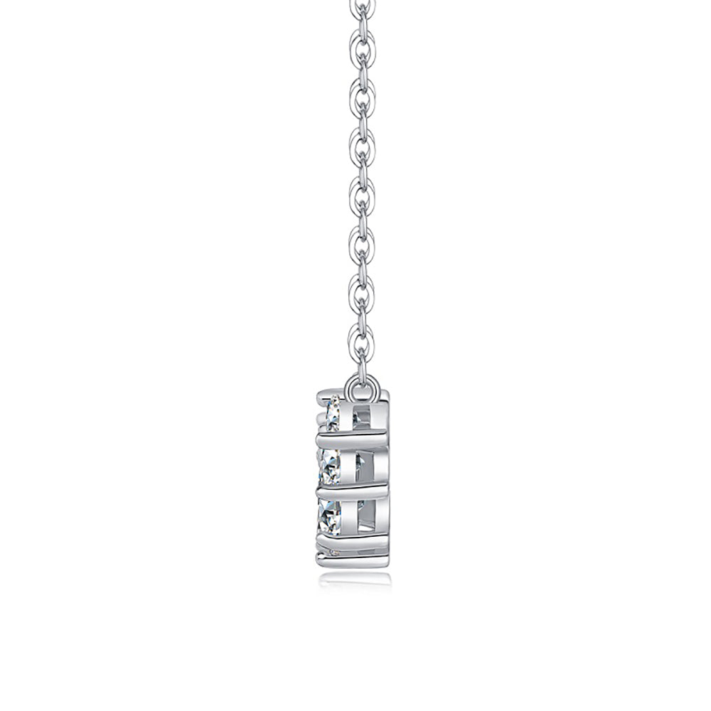 Timeless Beauty: Glamorous Moissanite Pendant in S925 Silver(GZJZ-N12933)