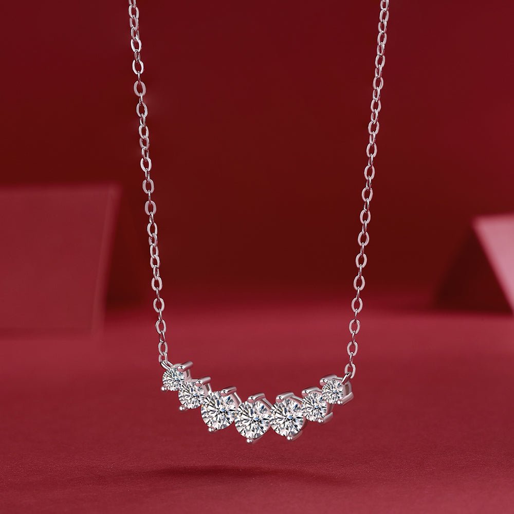 Timeless Beauty: Glamorous Moissanite Pendant in S925 Silver(GZJZ-N12933)