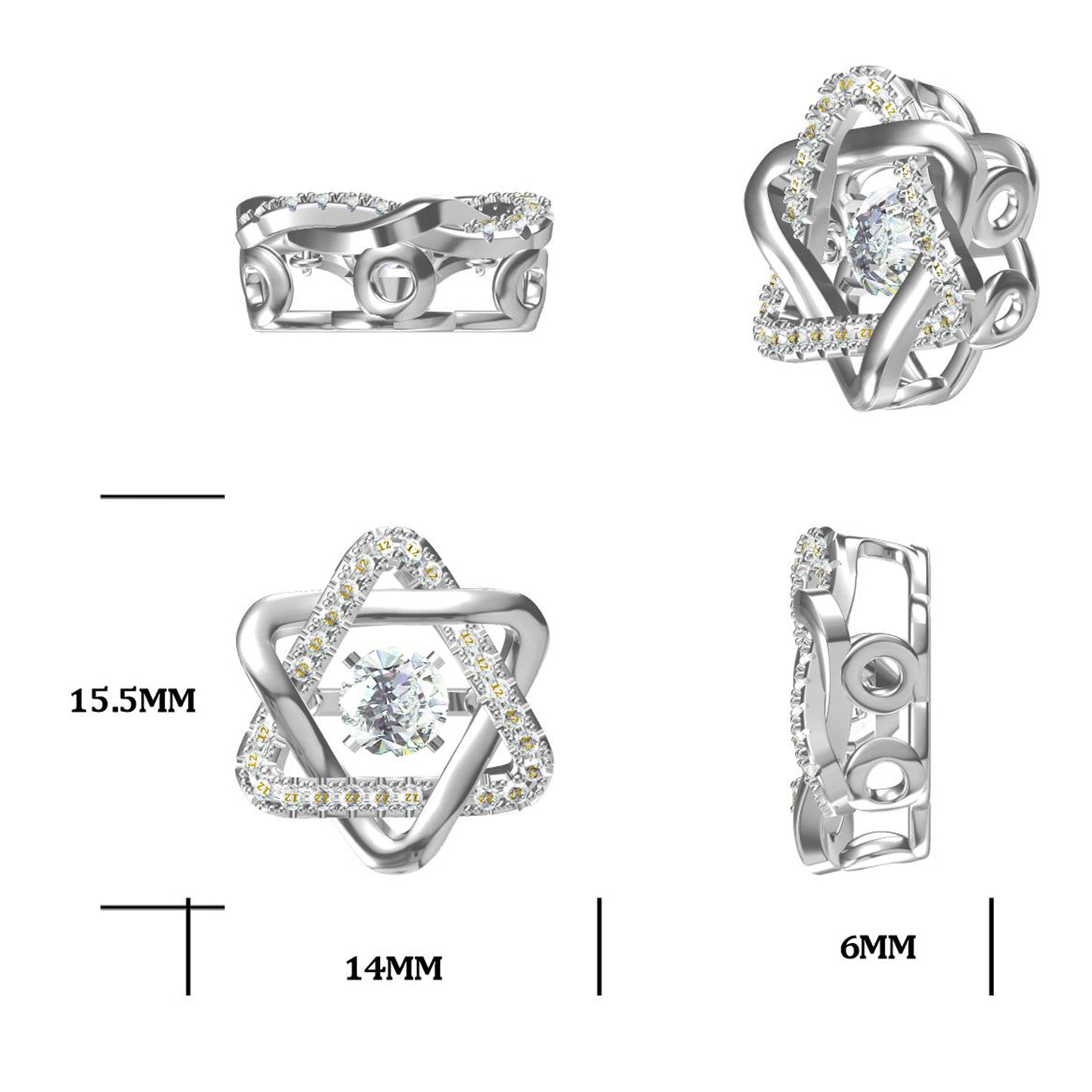 The Spin of Luxury: Motion of a Moissanite Necklace(GZMSYP-OLDS)