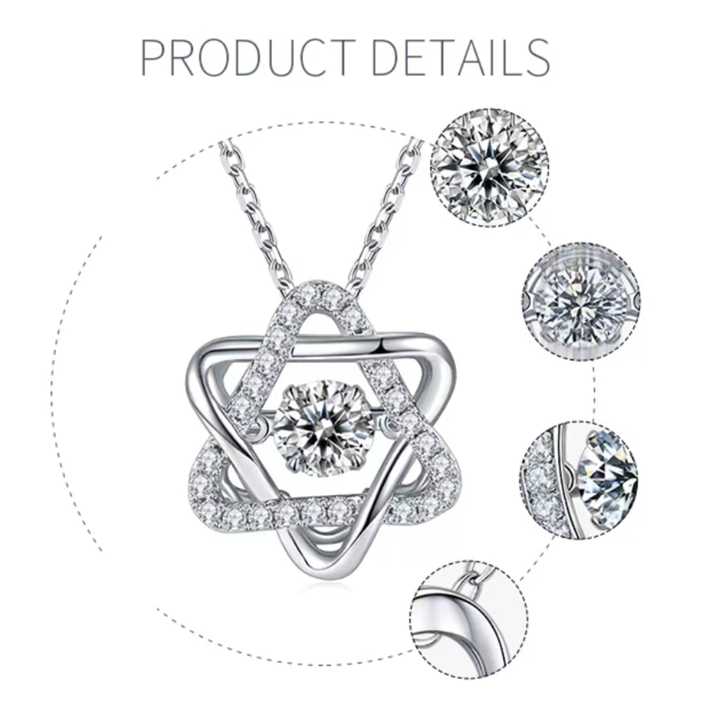 The Spin of Luxury: Motion of a Moissanite Necklace(GZMSYP-OLDS)