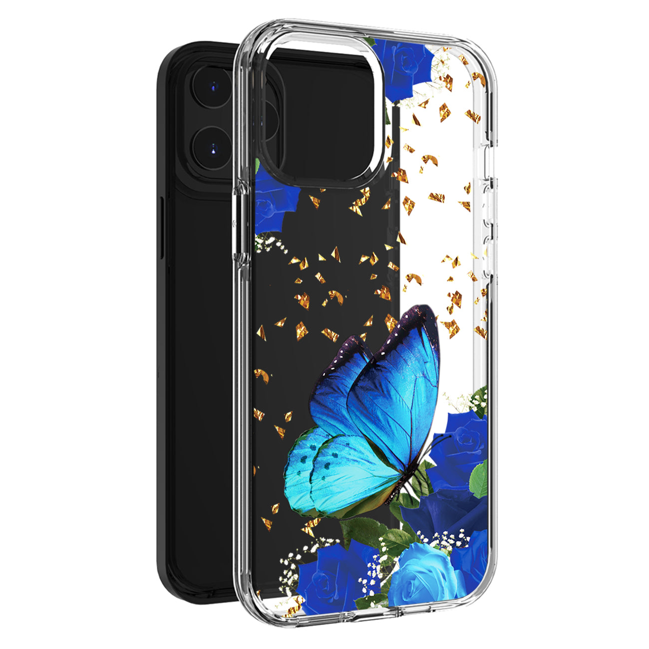 Pressed dried flower Design Phone case For iPhone 14 Pro