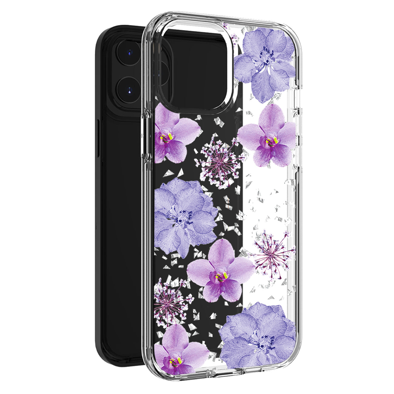 Pressed dried flower Design Phone case For iPhone 14 Pro