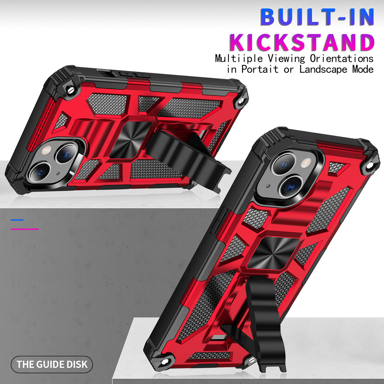 Built-in Kickstand TPU Case with Magnetic Mount for APPLE IPHONE 13 MINI