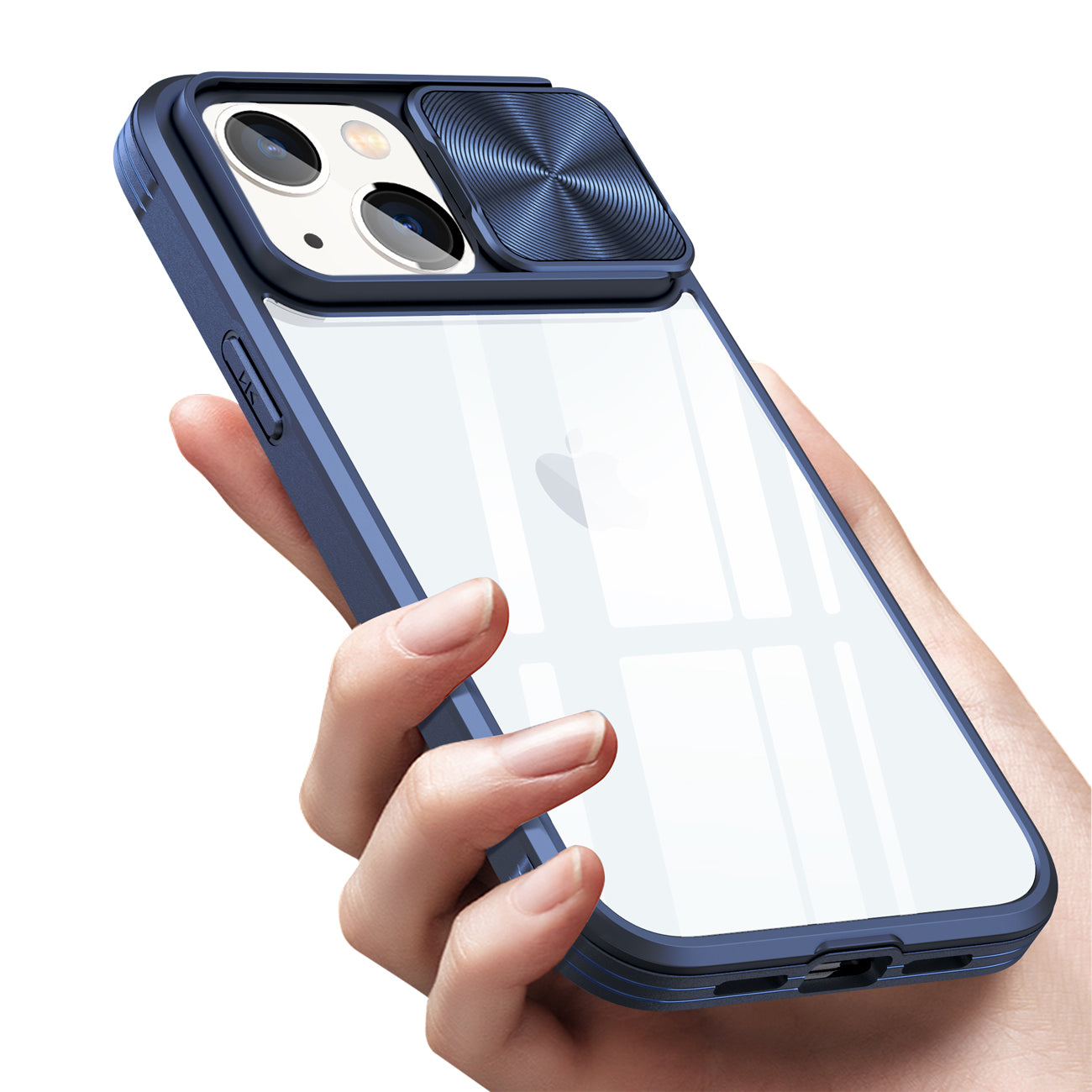 Full Protection With Mobile Phone Protective Film Slide Camera Lens Phone Case For iPhone 14