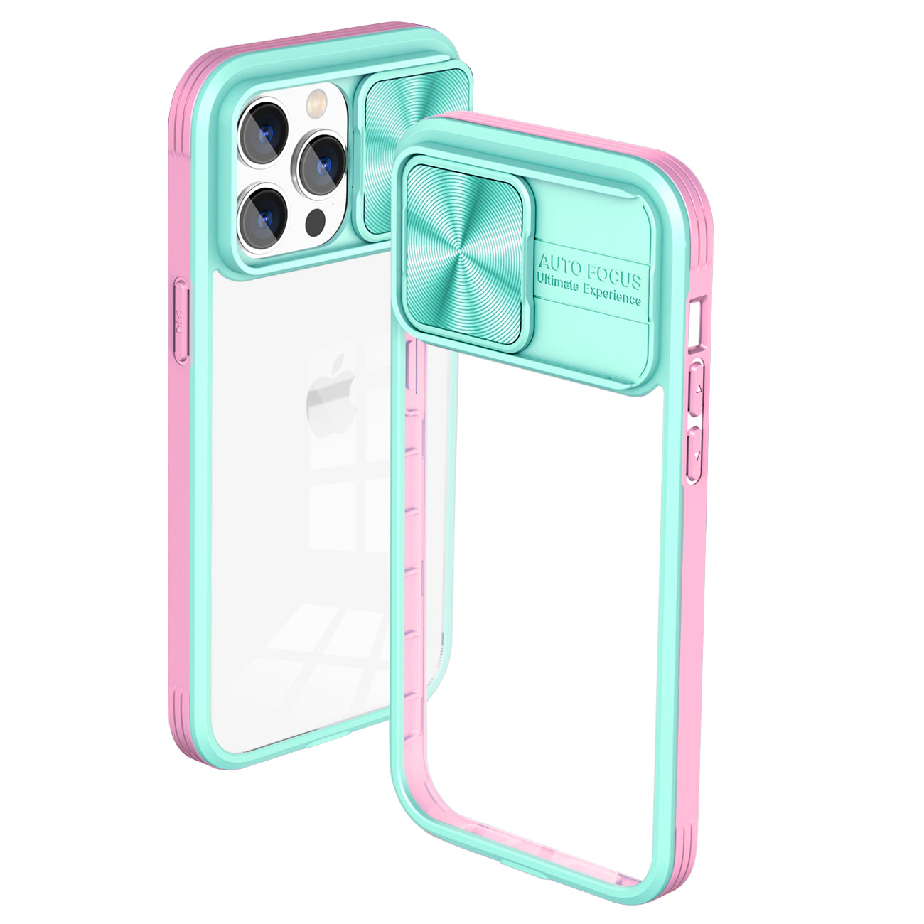 Protective Film Slide Camera Lens Phone Case For iPhone 14 Pro