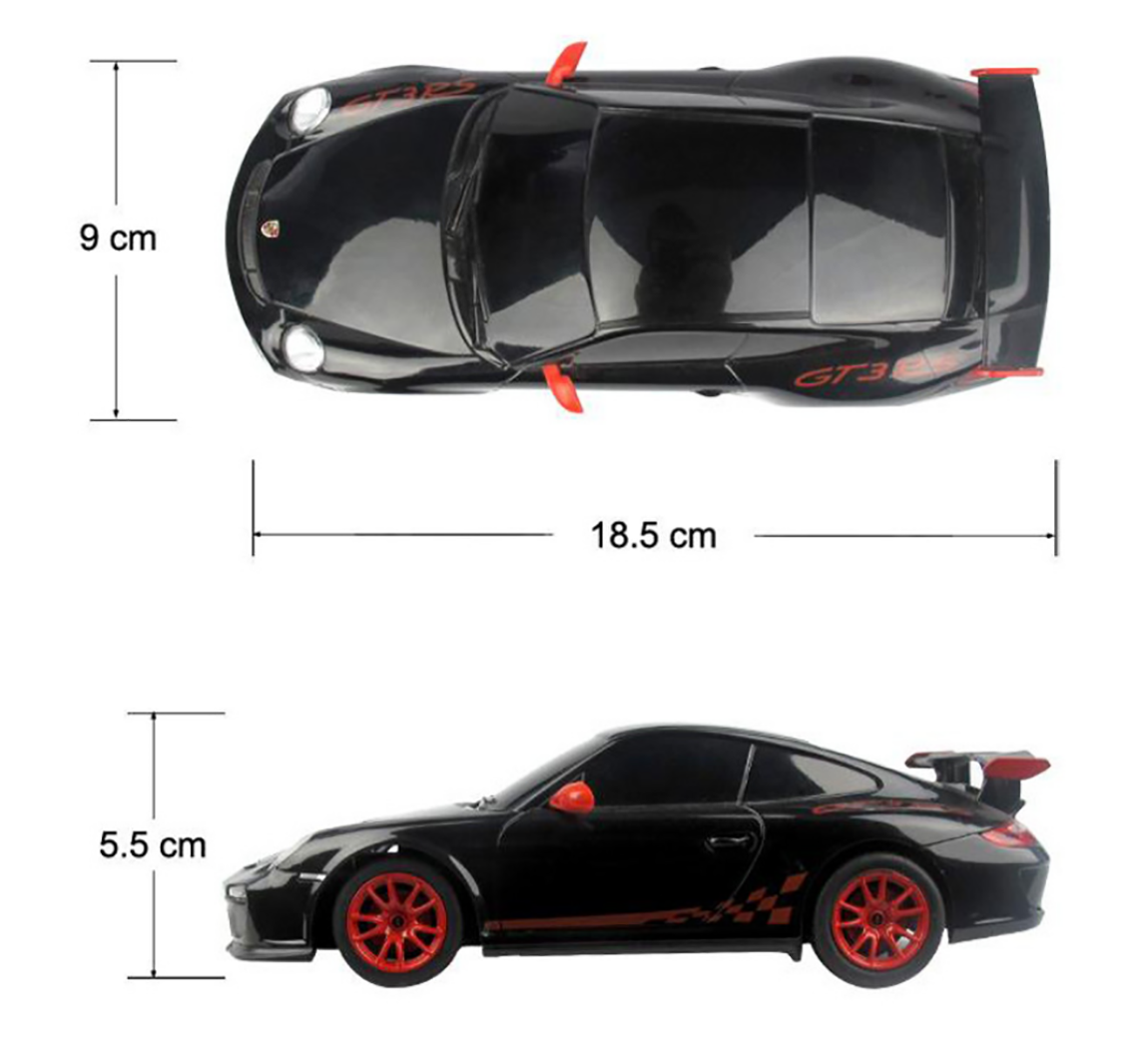 1:24 RC Porsche GT3 RS (Black)