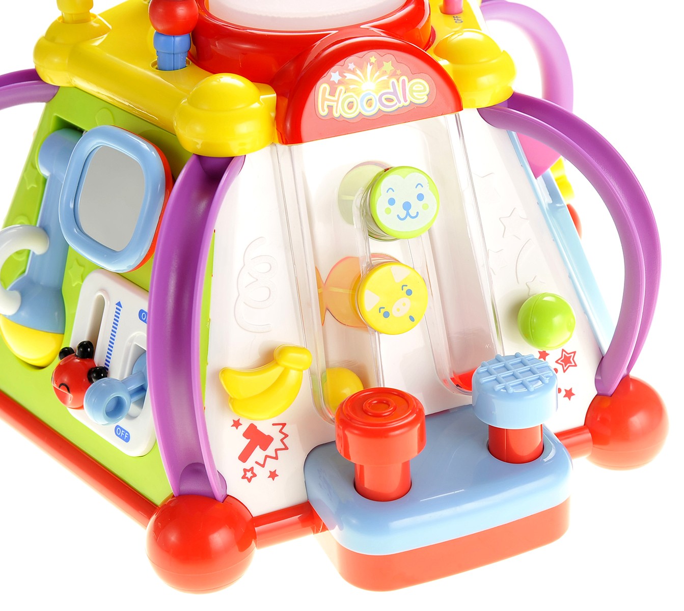 Musical Activity Cube Play Center With Lights