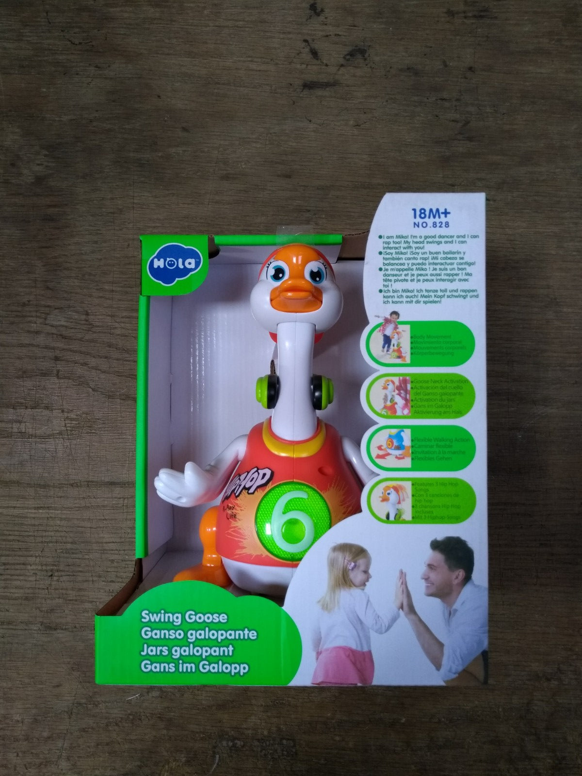 Dancing Hip Hop Goose Development Musical Toy