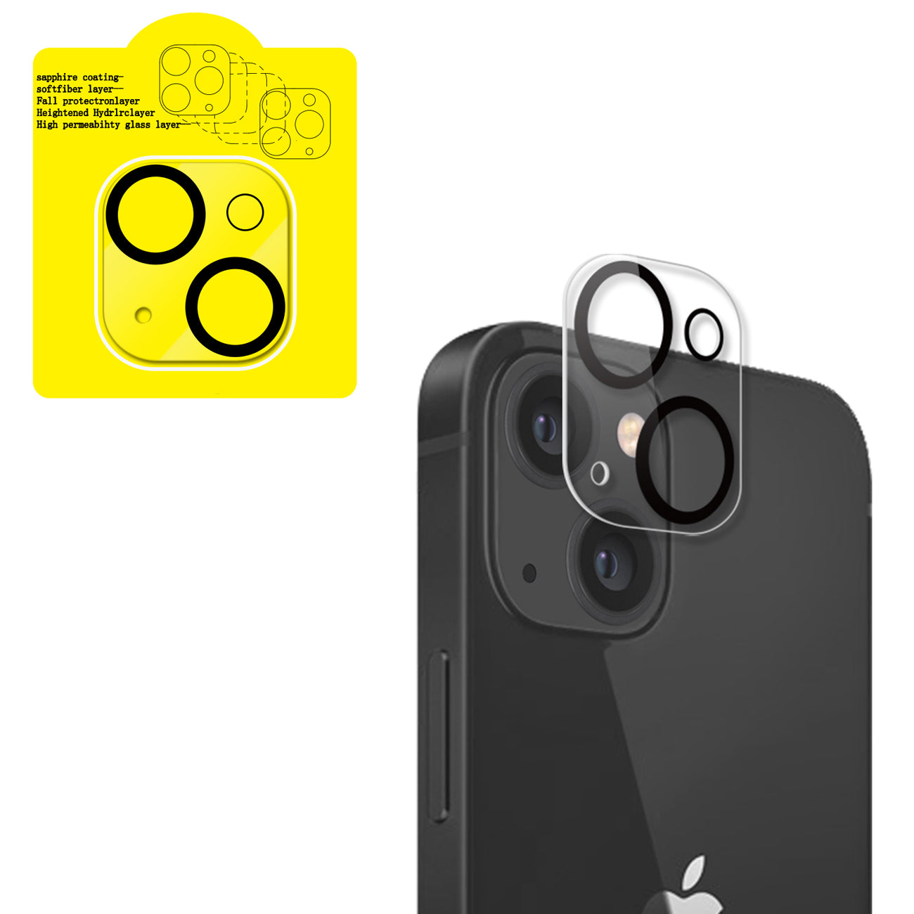 Clear Camera Protector for iPhone 13 Mini