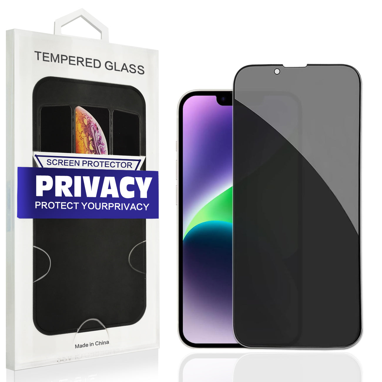 PRE-ORDER: Apple iPhone 15 Plus Privacy Screen Protector In Black