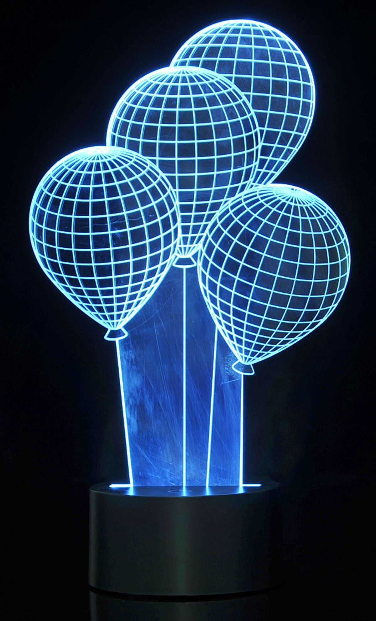 3D Balloons Laser Cut Precision LED Lights