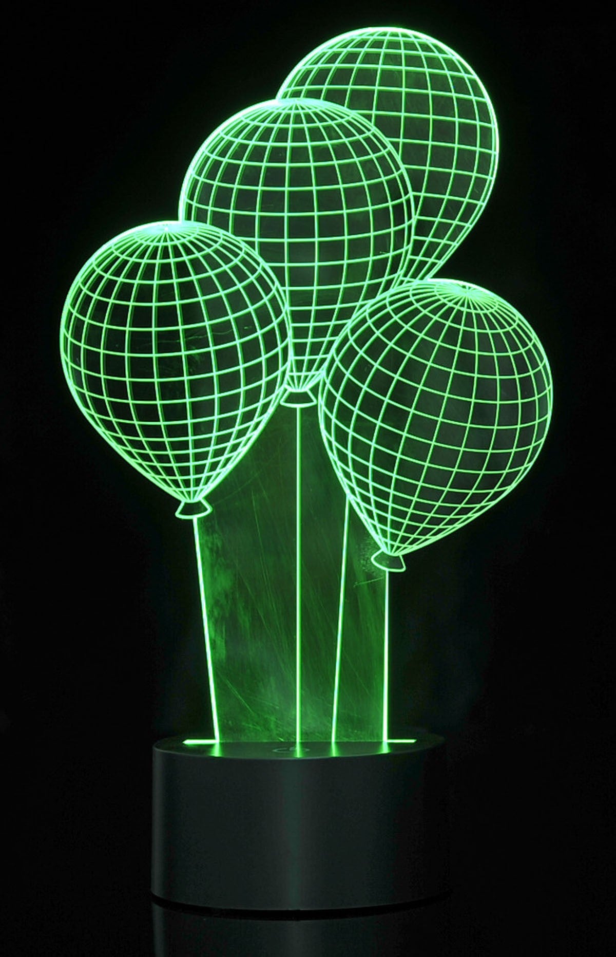 3D Balloons Laser Cut Precision LED Lights