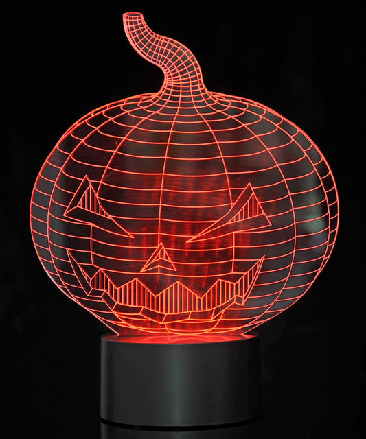 3D Pumpkin Laser Cut Precision LED Lights