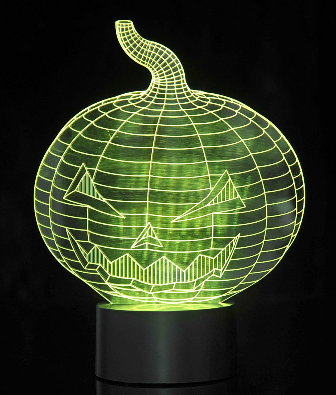 3D Pumpkin Laser Cut Precision LED Lights