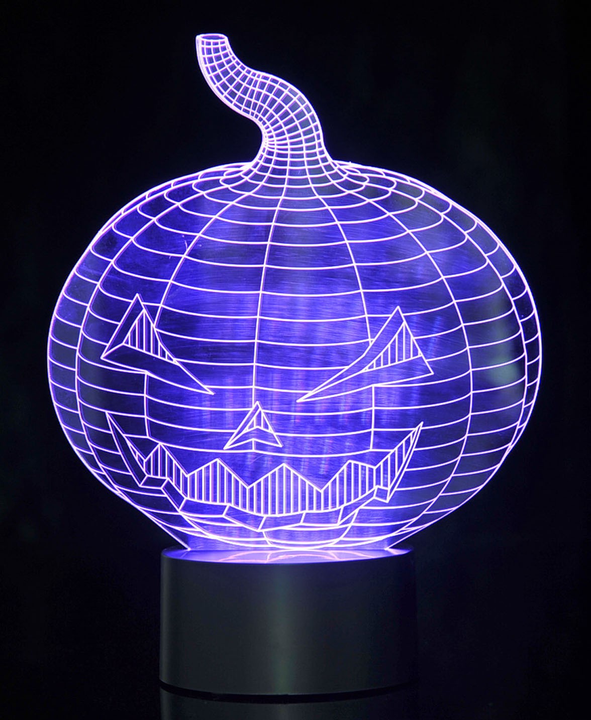 3D Pumpkin Laser Cut Precision LED Lights