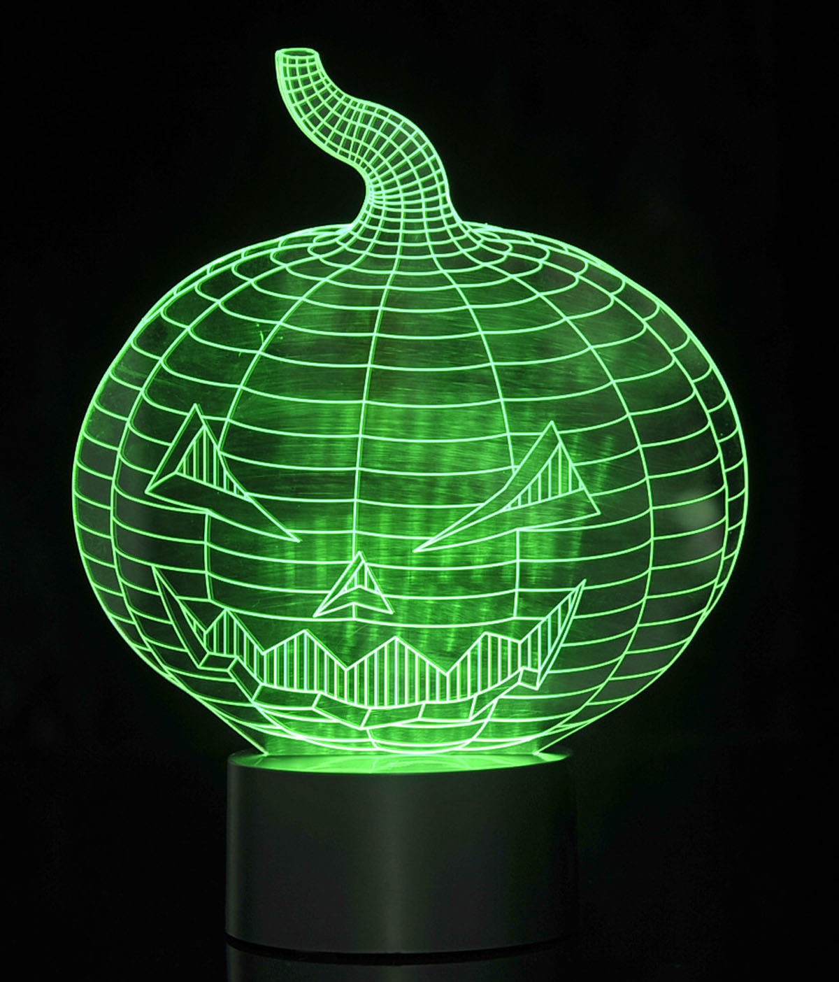 3D Pumpkin Laser Cut Precision LED Lights