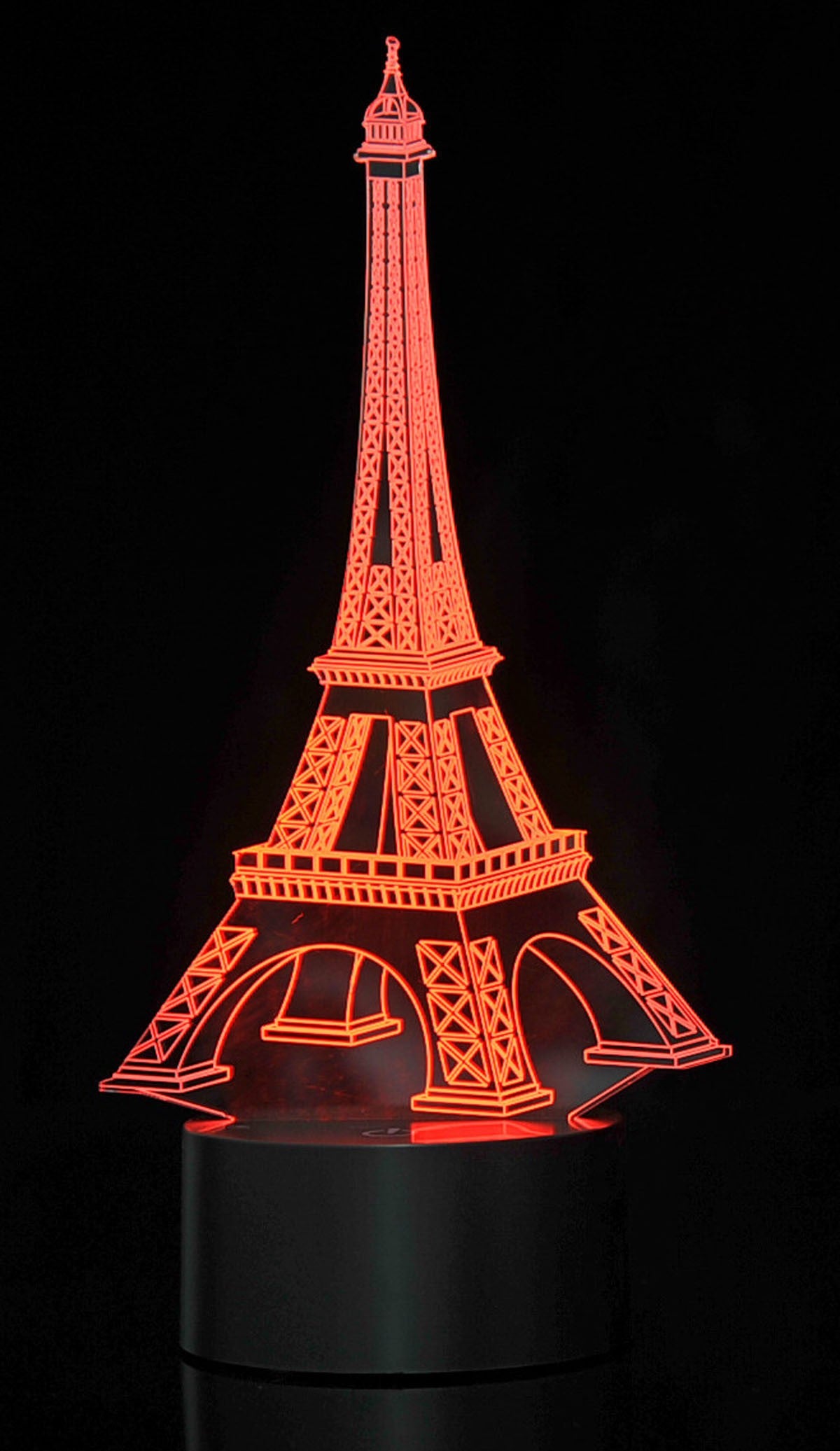 3D Eifel Tower Laser Cut Precision LED Lights