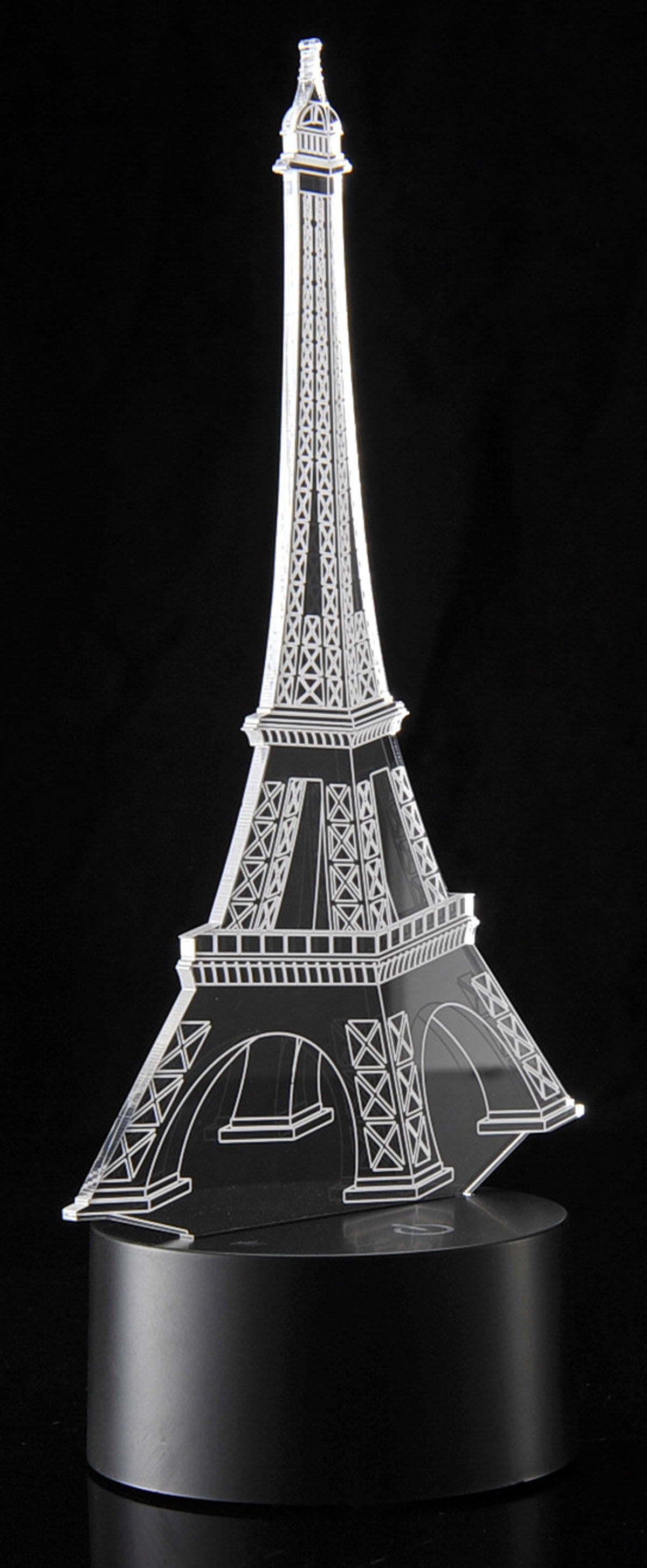 3D Eifel Tower Laser Cut Precision LED Lights