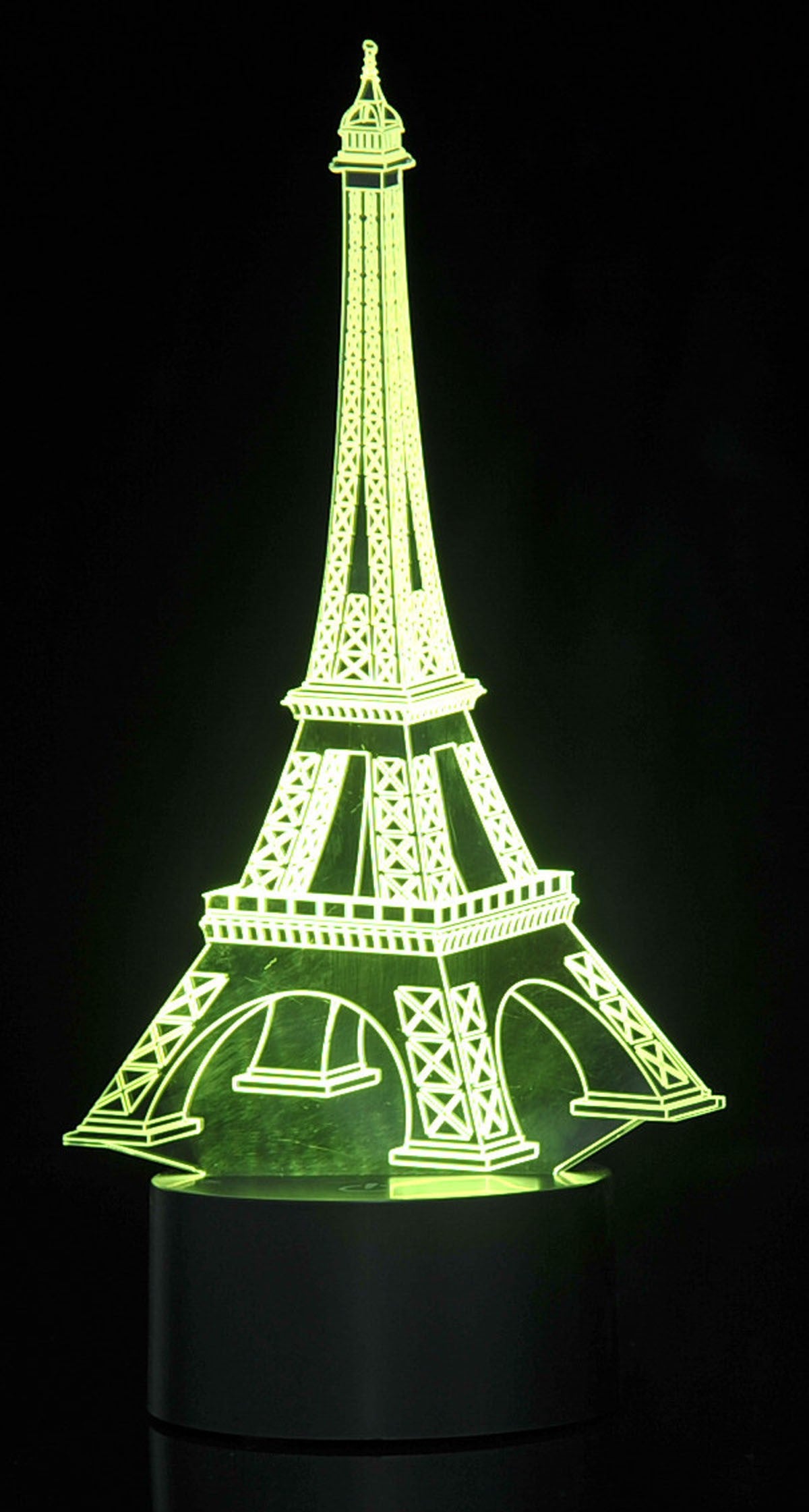 3D Eifel Tower Laser Cut Precision LED Lights