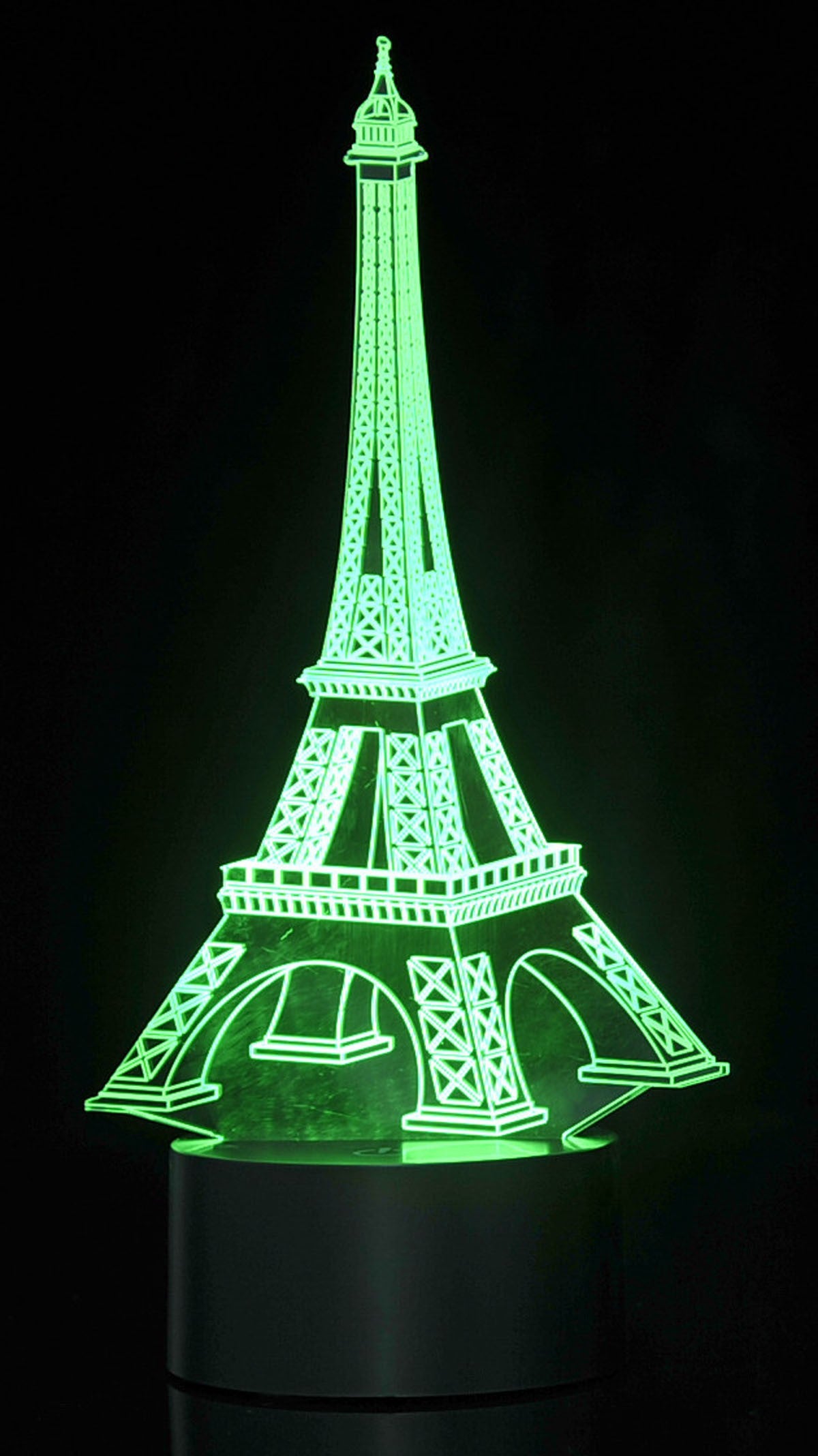 3D Eifel Tower Laser Cut Precision LED Lights