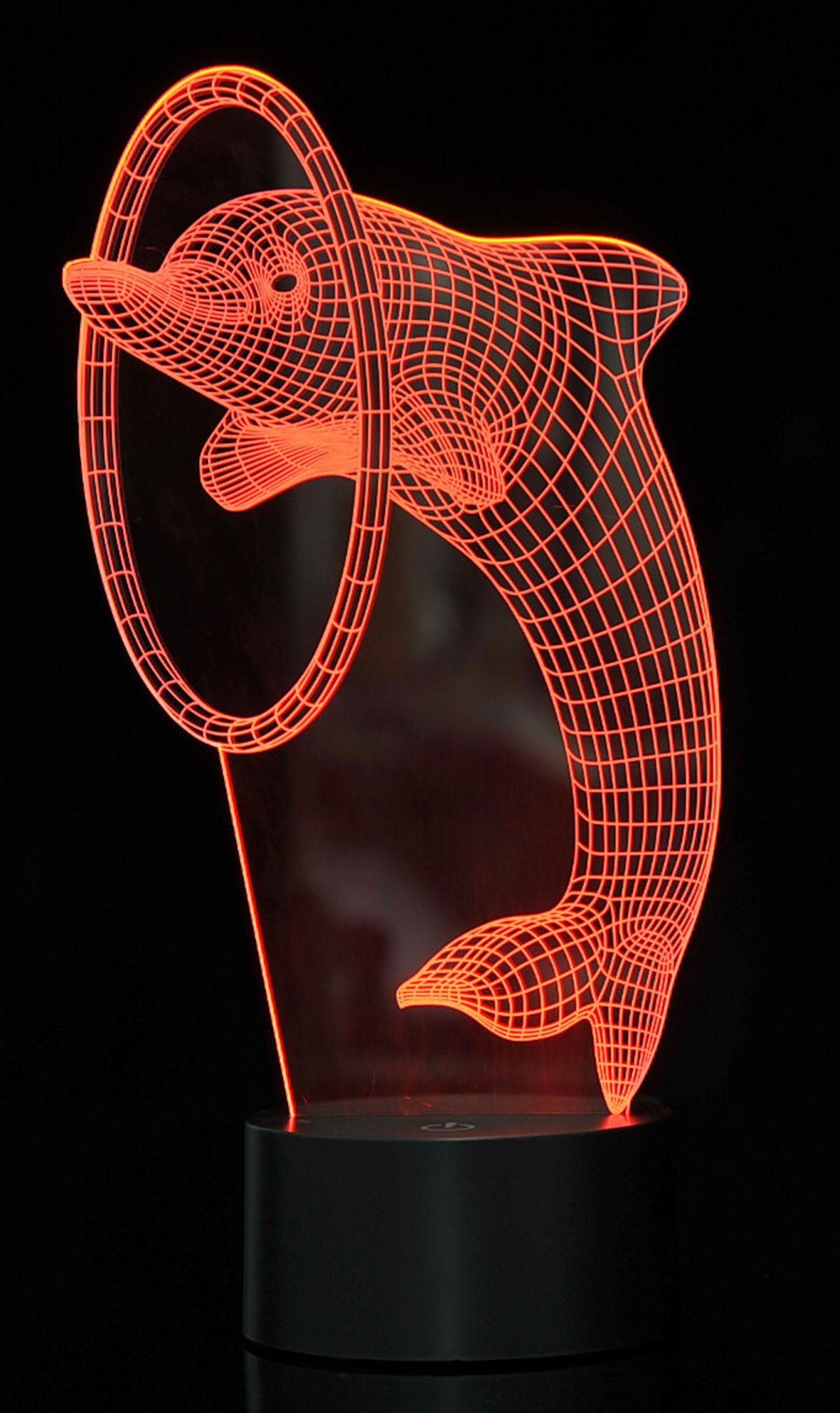 3D Dolphin Laser Cut Precision LED Lights