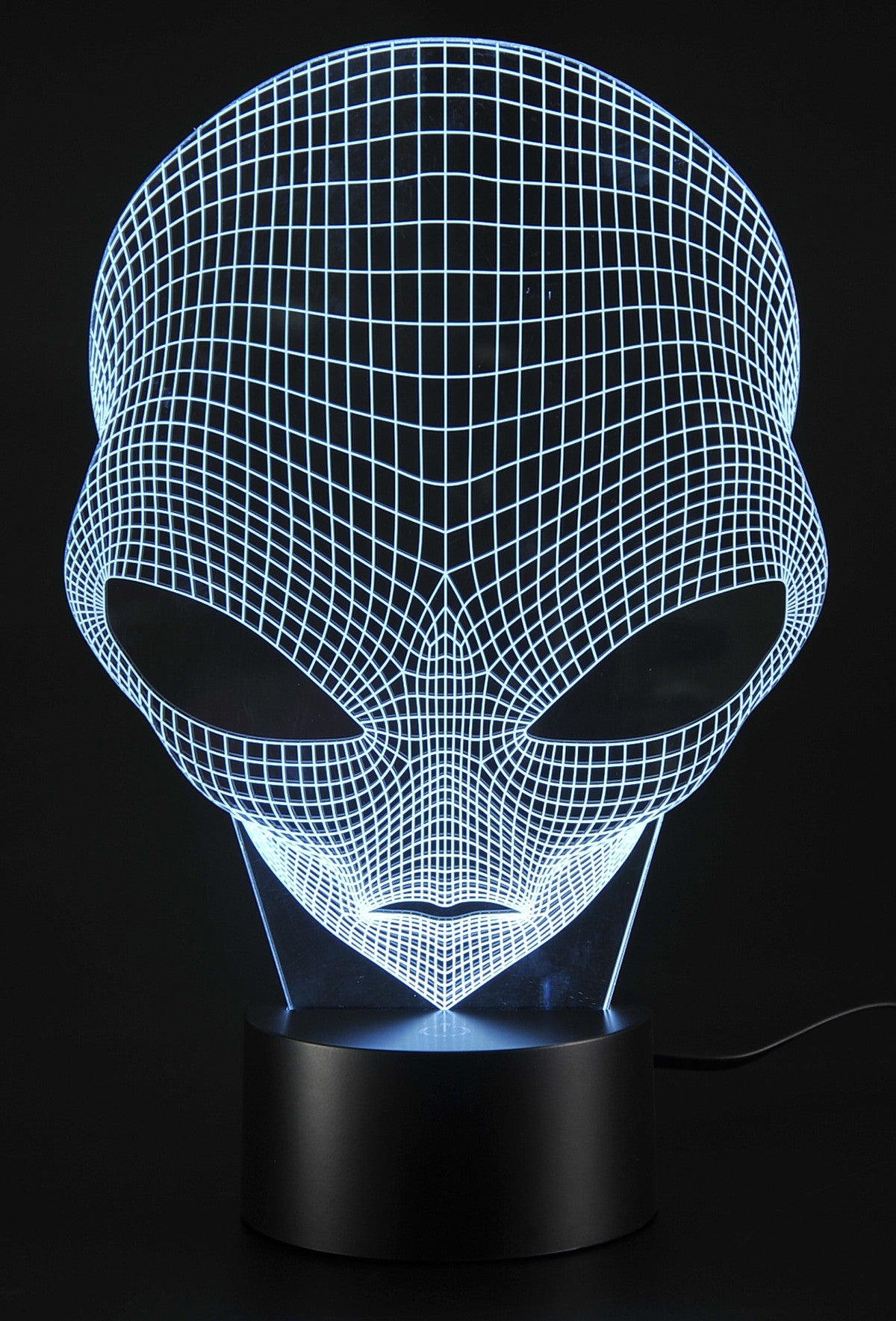 3D Illusion Grow LED Alien Shapes Lamp 7 Colors USB Power