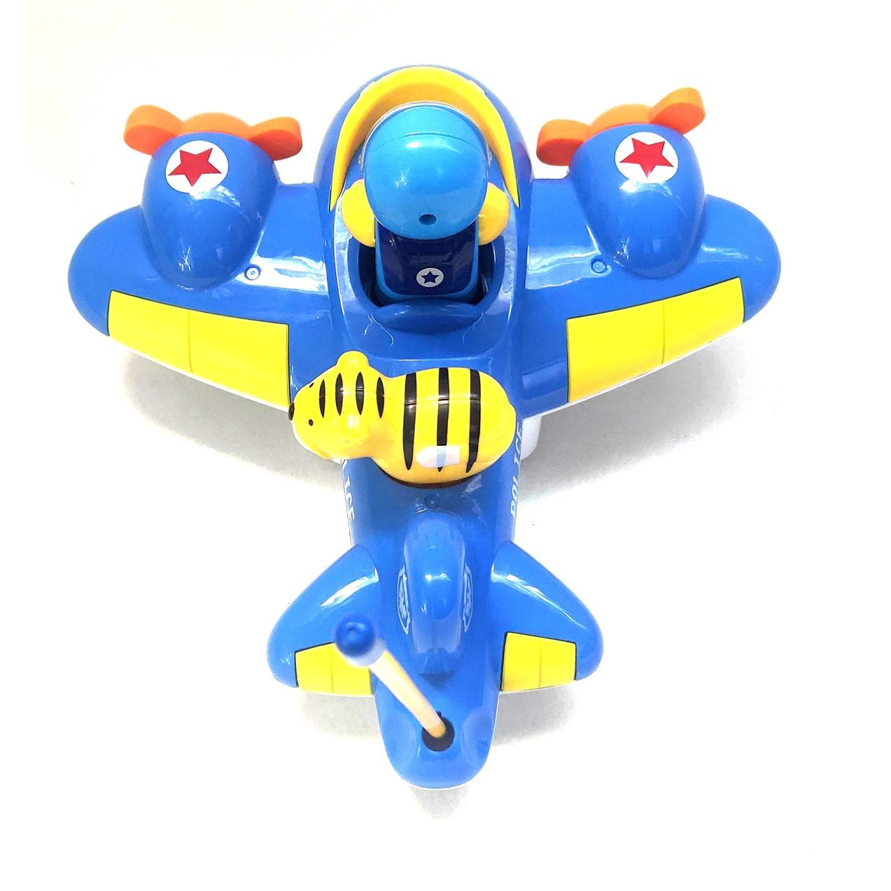 Kalart Cartoon RC Airplane For Kids (Blue)