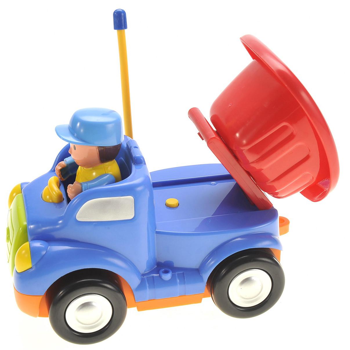 Kalart Cartoon RC Construction Car For Kids (Blue)