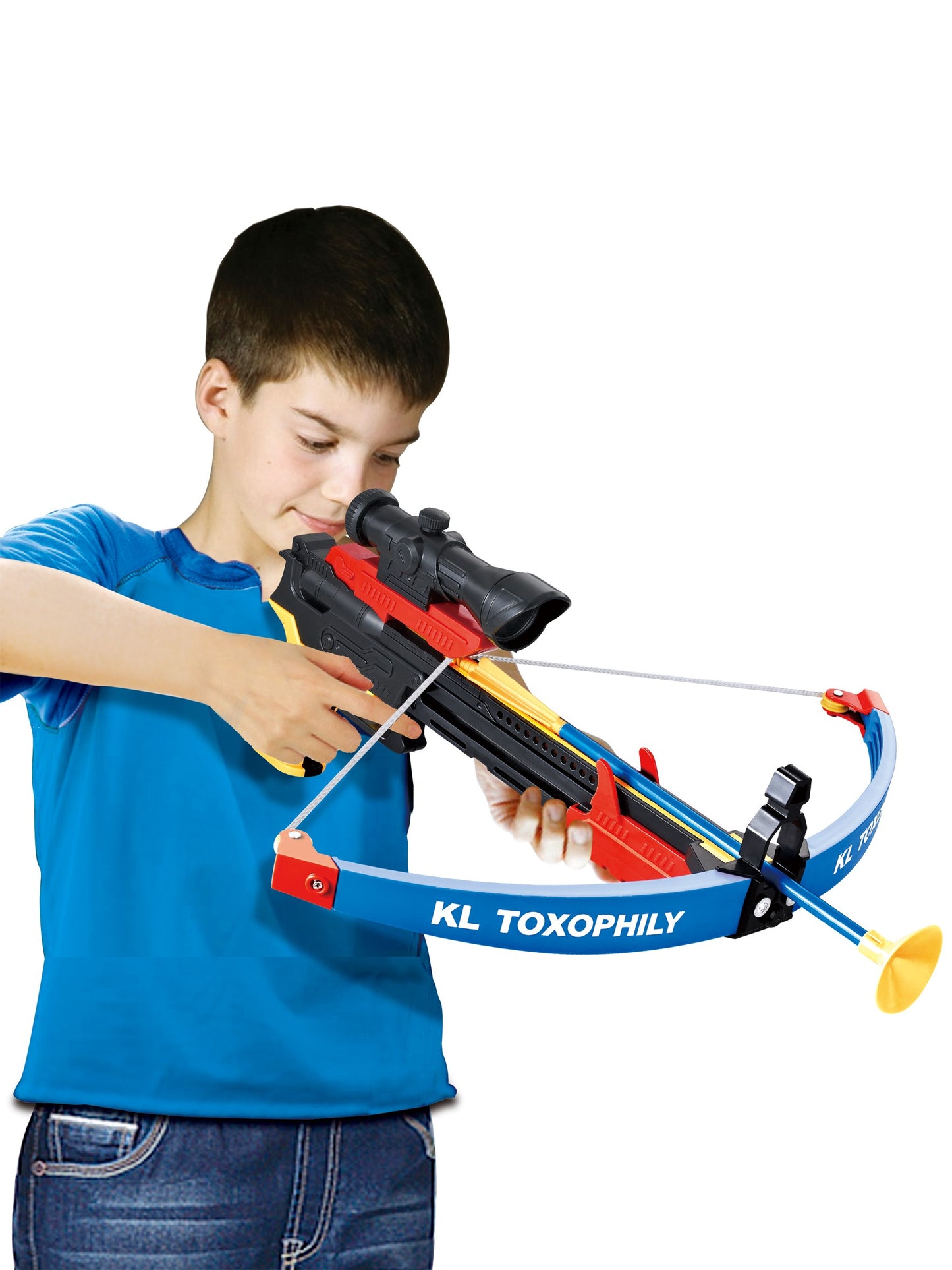 Archery Crossbow And Arrow Toy Set With Target