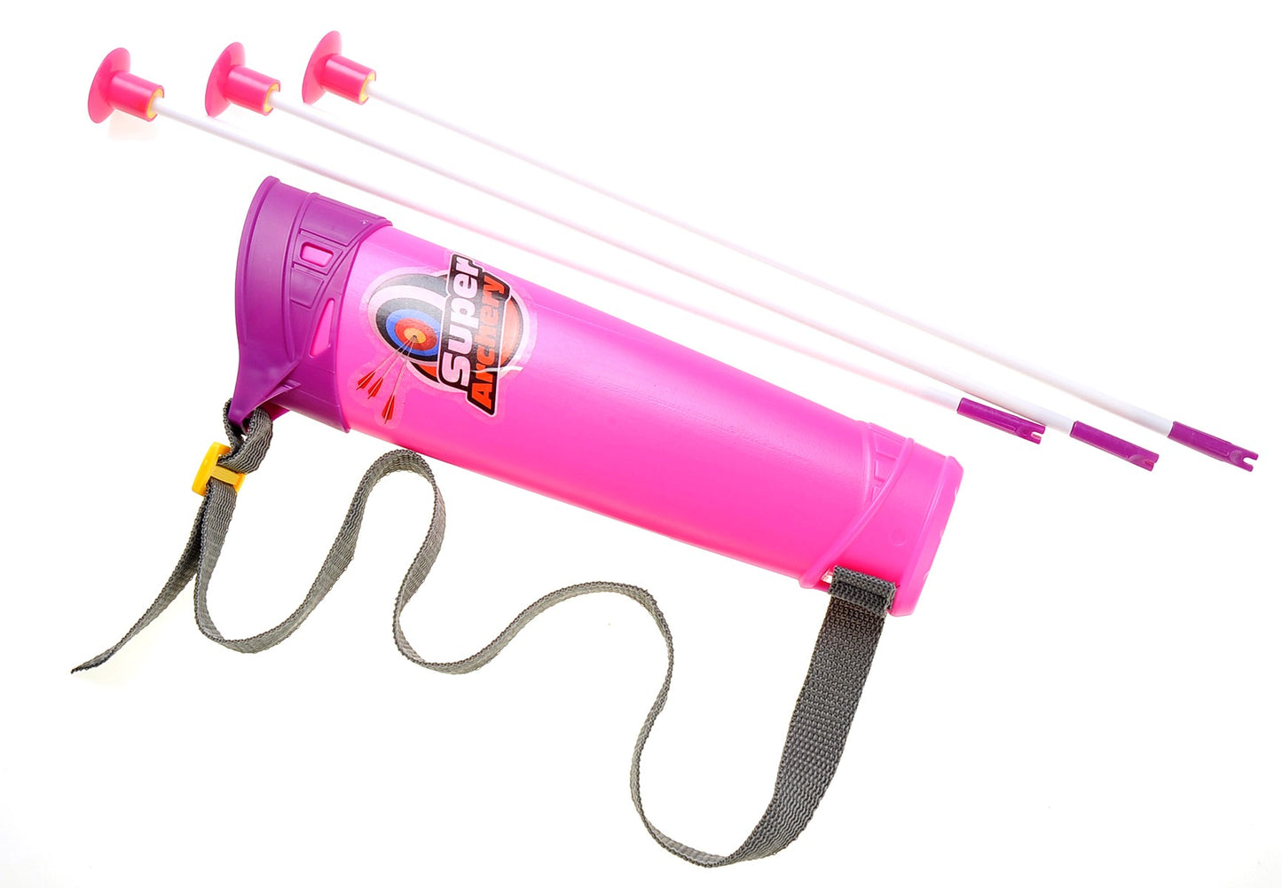 Bow And Arrow Playset With Quiver And Target (Pink)