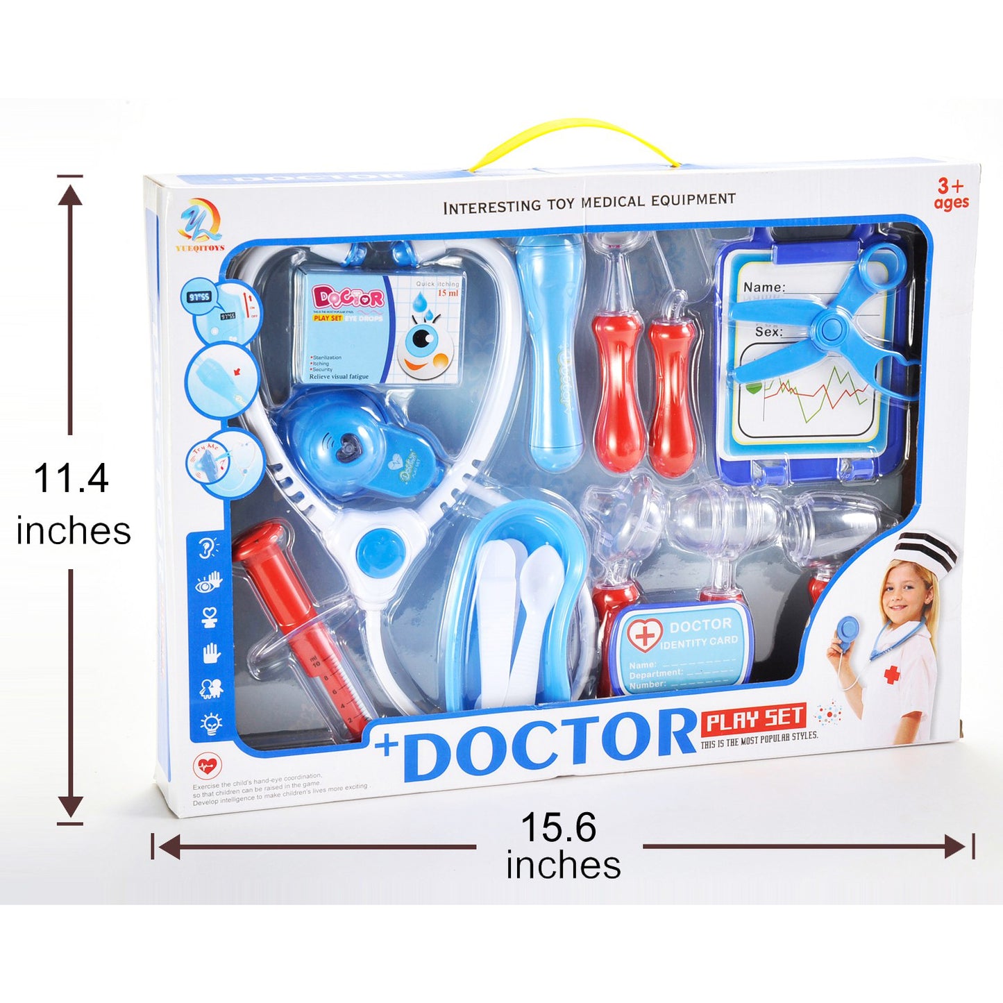 Medical Doctor Hospital Kit Playset